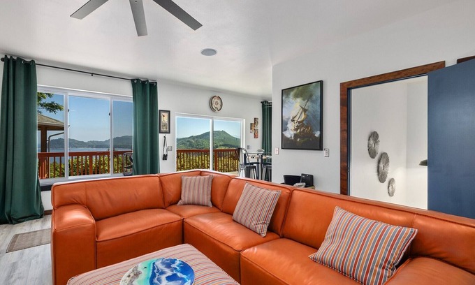 Sekiu Casa | Remodeled ocean view home directly above the Sekiu marina. Relaxation, renewal.