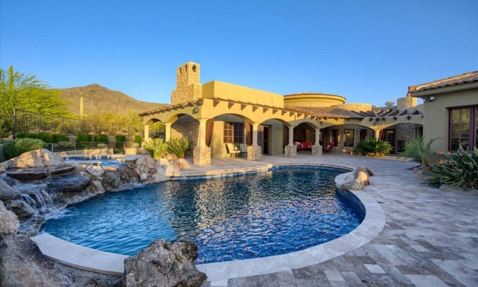 Canyon Ridge Estates Villa | Romantic 4BR Hacienda | Pool, Spa | Close to Town