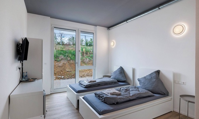 Dusslingen Apartamento | Habitación '9' con terraza compartida y Wi-Fi