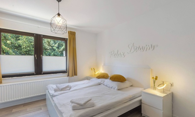 Niedenstein Apartamento | Habitación 'Sunshine' con terraza compartida, jardín compartido y Wi-Fi