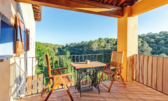 Hoz y Costean Cabaña | Habitación con sala, baño y terraza privados en casa rural