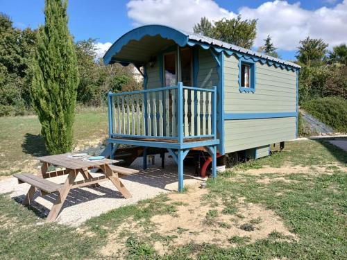 Preignan Casa | Roulotte du Touton avec jacuzzi