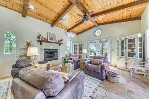 Ruidoso Casa | Ruidoso Retreat with Hot Tub and Patio!