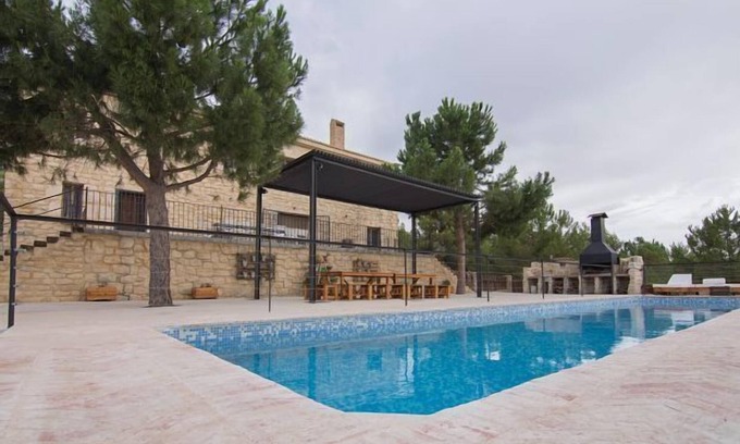 Biar Cabaña | Casa rural (alquiler íntegro) Finca La Llum para 23 personas