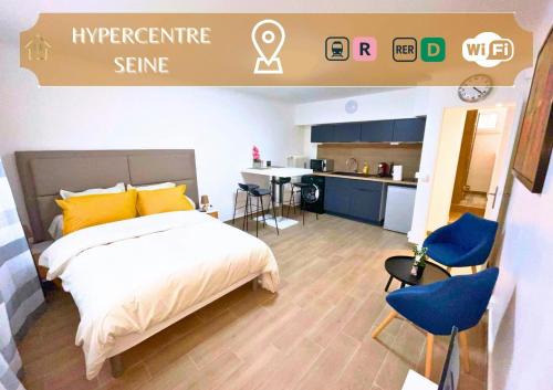 Melun Apartamento | Séjour à Melun AppartHôtel de la Médiathèque