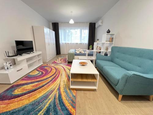 Studentski Grad Apartamento | Santorini modern and cosy Apt near UNSS and NSA w WiFi