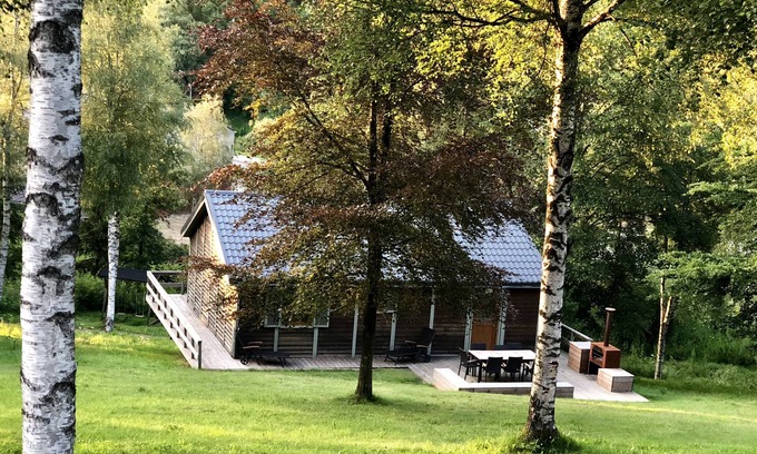 Buellingen Chalet De Esquí | Chalet escandinavo en exuberante vegetación y bosque ...