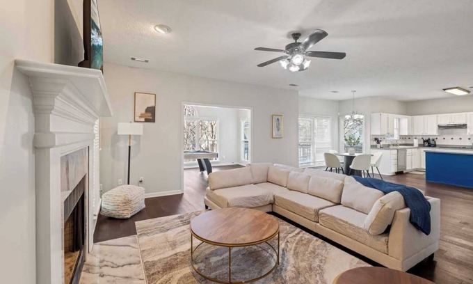 Johns Creek Casa | Serene Retreat in Alpharetta- 4BR Home w/ Chef’s Kitchen & Private Patio #41937