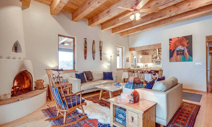 Eldorado at Santa Fe Casa | Serene Santa Fe Getaway w/ Hot Tub & Fireplace!