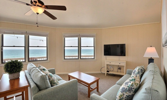 Buxton Cabaña | Shore Break Cottage- Pasos a la playa- Vistas increíbles- Piscina comunitaria