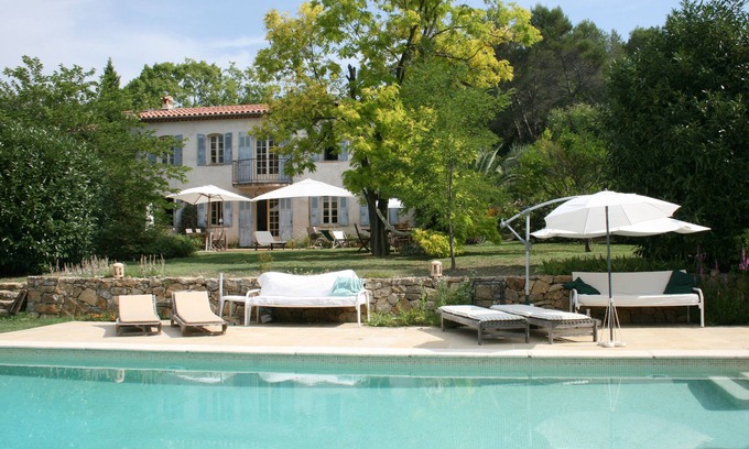 Opio Casa | Silencio, espacio, gran piscina, cerca de Valbonne. Campaña en la Riviera francesa