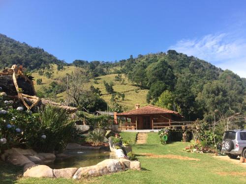 Sao Pedro da Serra Casa | Sitio com piscina natural e cascata, com linda vista em Lumiar.