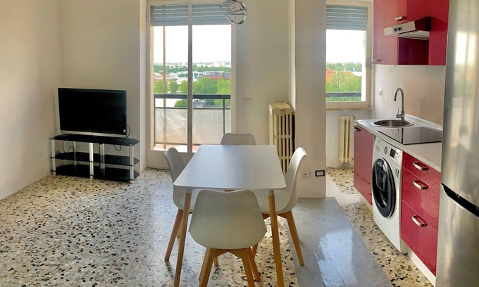 Cinisello Balsamo Apartamento | Skyview Retreat : Amazing lighting attic with panoramic view