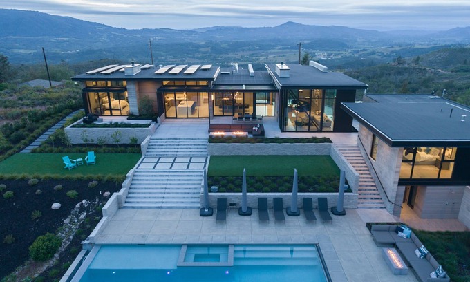 Glen Ellen Villa | Sleek New Construction Home - Views/Pool/Hot Tub
