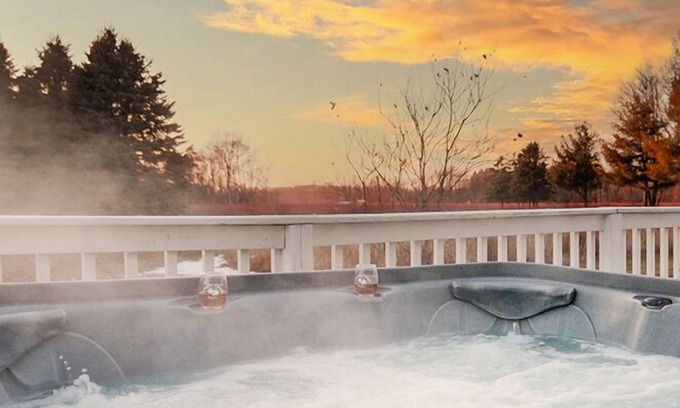 Baroda Casa | Soak & Savor | Hot Tub | Fireplace