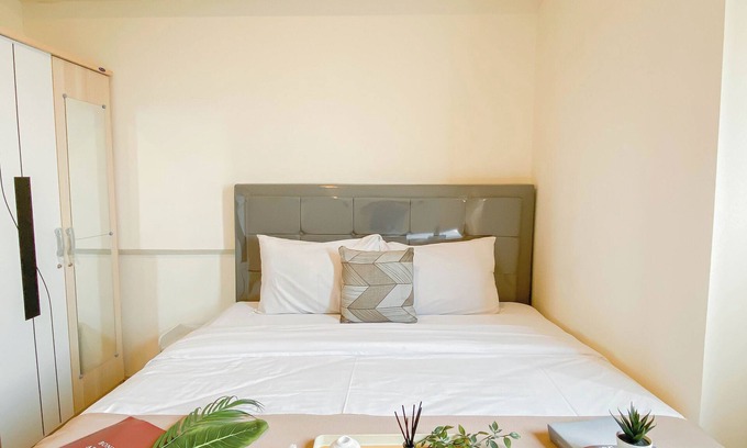 Cikarang Apartamento | Soft Scandinavian 3Br At Meikarta Apartment