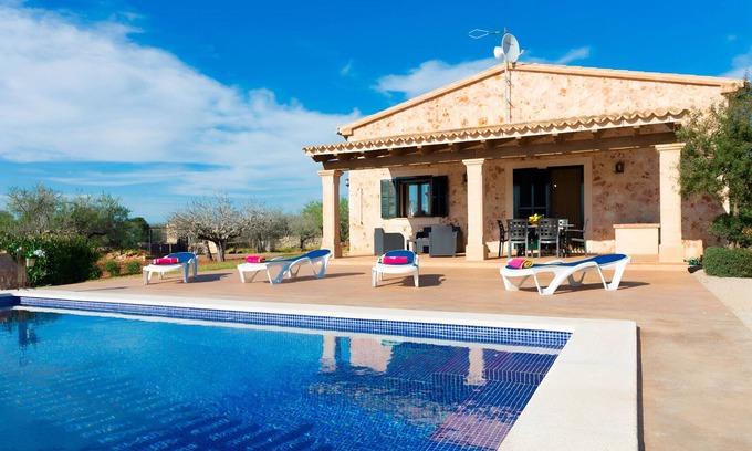 Mallorca Villa | Son Rossignol 155 acogedora finca rústica con piscina privada, terraza, barbacoa y WiFi