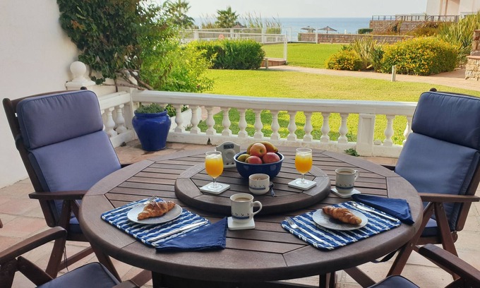 Casares del Mar Casa | Spacious 2 bed, 2 bath frontline beach house. Sea & pool views metres from sea