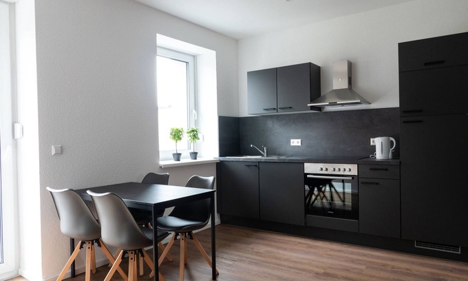 Langensteinbach Apartamento | Apartamento-Moderno-Baño privado-Balcón