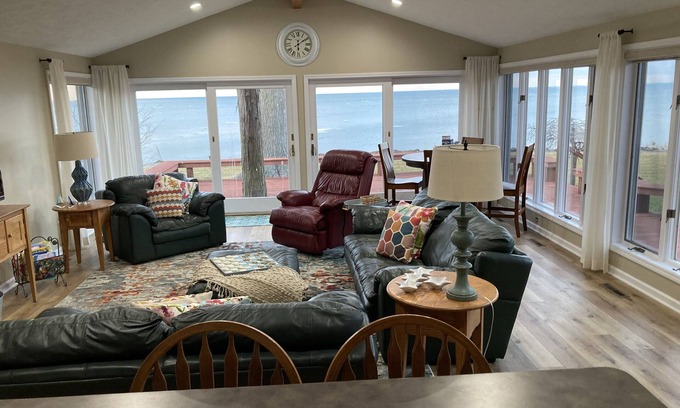 Huron Casa | Spacious Lakefront Home with Amazing View