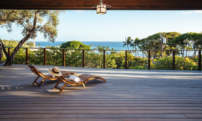 Kahala Villa | Amplio y moderno lujo hawaiano, a pasos de la playa, Diamond Head y Waikiki