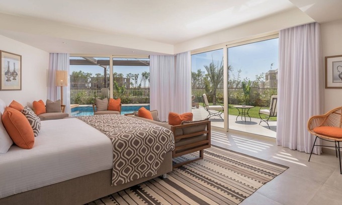 Soma Bay Hotel | Spacious Royal-Style Stay | Private Pool, Lounge Area & Peaceful Views