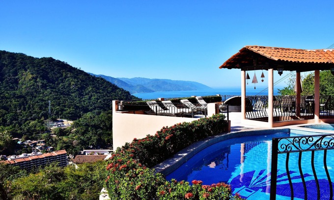 Zona sur Villa | Espectaculares vistas al mar desde Casa Patricia en Mismaloya