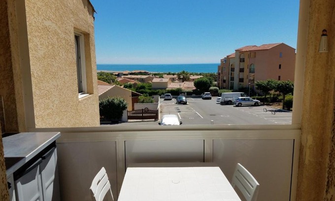 Saint-Pierre-la-Mer Apartamento | St Pierre La Mer, VUE SUR MER, Quartier calme, T2