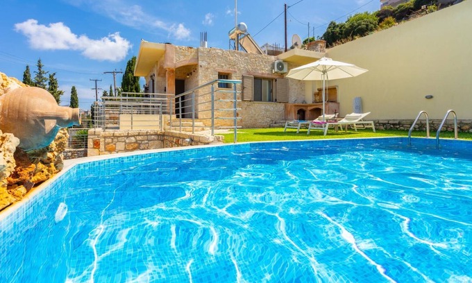 Roumeli Villa | Stefania Villa Ena - Una Habitación Villa, Capacidad 4