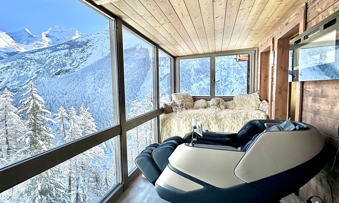 Saas-Fee Chalet De Esquí | Stirling Luxury Chalet Sauna Outdoor Hot Tub 4BR Glacier Views Spa & Ski