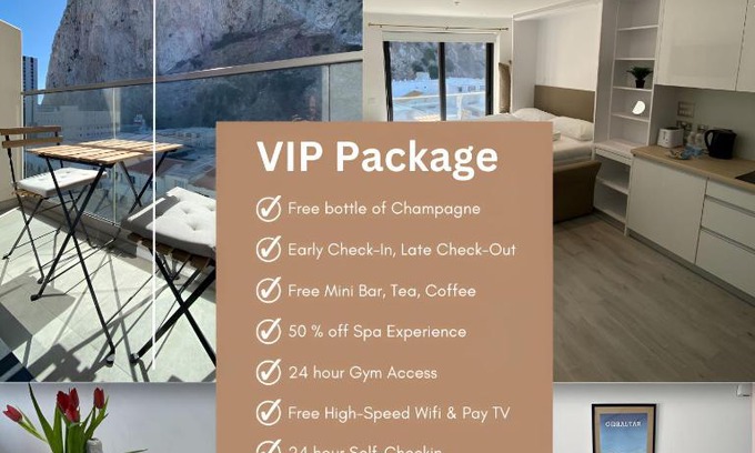 Gibraltar Apartamento | Studio Apartment at the Hub - VIP Package