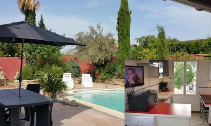 Roques Apartamento | Studio Apartment 'Redhouse - Solarium' with Shared Pool, Wi-Fi and Air Conditioning