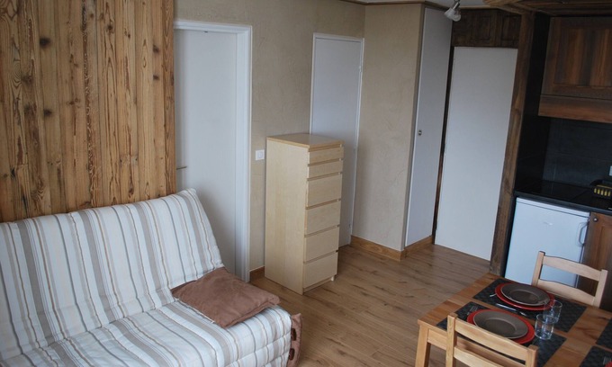 Val Claret Apartamento | Estudio + cabina 4p en las pistas en Tignes Val Claret