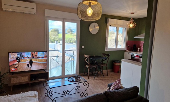 Sarrola-Carcopino Apartamento | Studio Climatisé Parking Gratuit