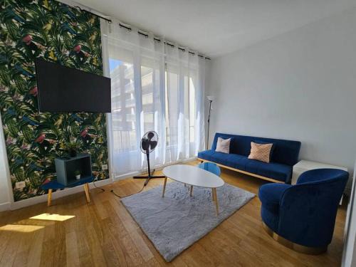 6th Arrondissement Apartamento | Studio moderne et lumineux, proche Tete d Or, Lyon