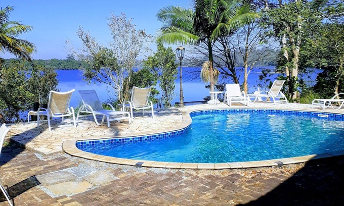 Vila Louro Apartamento | ESTUDIO CON TABLERO DE TENIS SAIBRO, PISCINA HERMOSA, CAMPO Y PESCA EMBARCADA