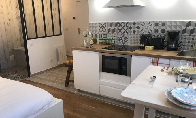 Part Dieu - Bir Hakeim Apartamento | Suite de Léon - Nice studio PartDieu - garage