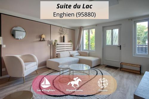 Enghien-les-Bains Apartamento | Suite du lac, Centre-ville, Lac & Casino à 2 min