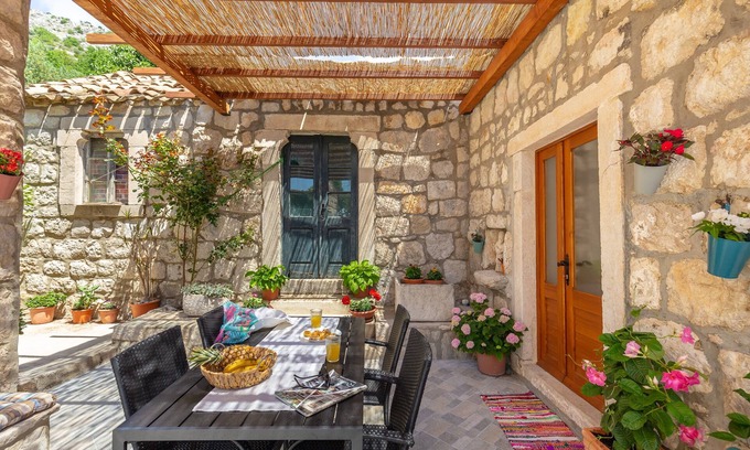 Trsteno Casa | Summer Cottage - Dos Habitaciones Casa, Capacidad 4