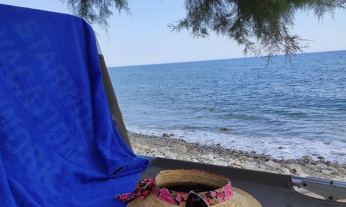 Kastri Apartamento | Sensación de verano en el estudio con fantásticas vistas al mar para 2-3 personas.