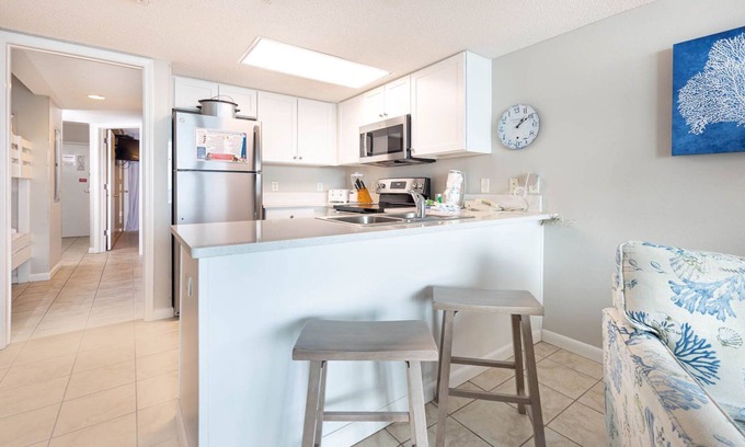 Gulf Shores Condominio | VISTA PUESTA SOL 5to piso Hotel Suite ~ cocina completa!