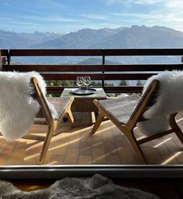 Anzere Apartamento | Superbe studio Anzère, rénové, au pied des pistes