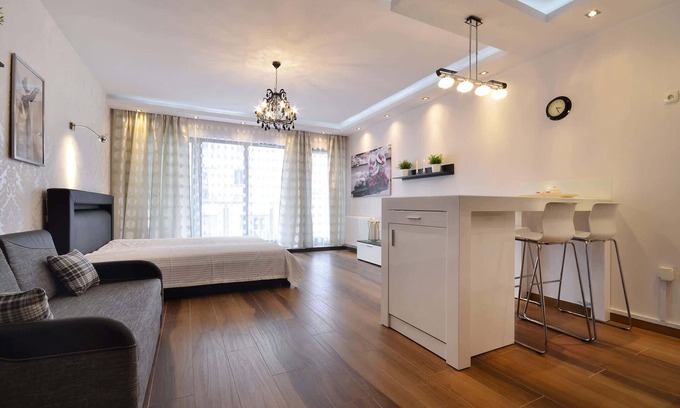 Gdansk City Center Apartamento | Szafarnia 11 | Unique Studio | Balcony