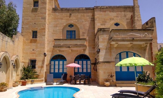 Qala Villa | Villa Ta 'Mananni de fiesta con piscina privada