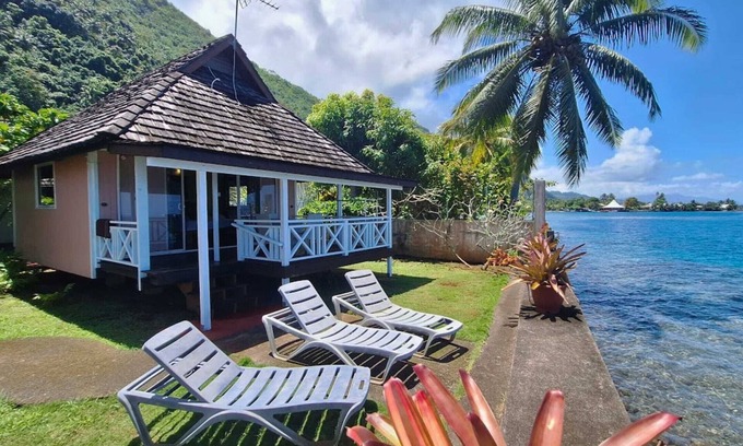Papara Chalet De Esquí | TAHITI - Bungalow Tiamao Tipanier Sea View