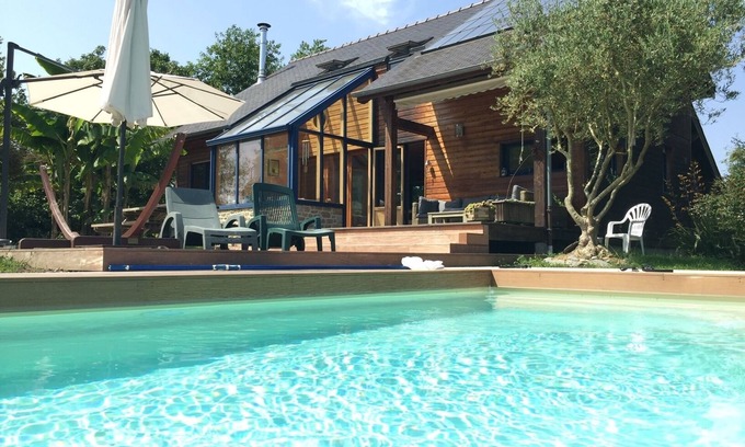 Saint-Pierre-de-Plesguen Casa | THE BRETON SHED - Ecogîte con PISCINA cerca de SAINT-MALO, MONT-SAINT-MICHEL