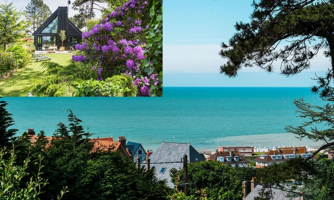 Hautot-sur-Mer Villa | Villa-Lujoso-Baño privado con ducha-Vista al Mar-Villa 3 chambres