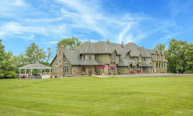 Beach Lake Casa | Majestuosa mansión Hilltop! PRIVADO RD, PISCINA PELÍCULA JUEGO TEATRO RM CASA DE INVITADOS