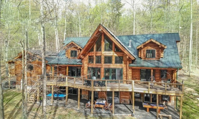 Dickerson Casa | La casa de troncos en Sugarloaf