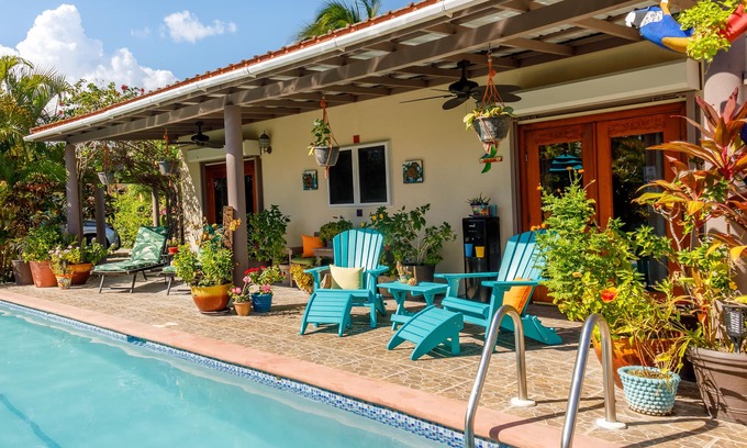 Corozal Complejo | The Luxury Poolhouse, Casa 2 at Casa de Shelley Corozal, Belize
